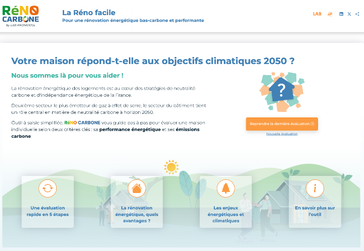 Simulez votre projet, estimez vos économies d'énergie avec RénoCarbone