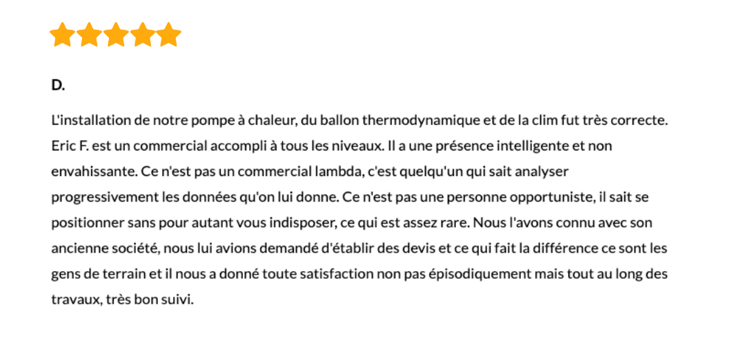 Quelques avis clients de Wiléo Courtier en travaux le spécialiste de la rénovation énergétique globale à Toulouse et ses environs