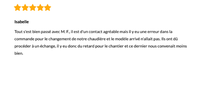 Avis client 2